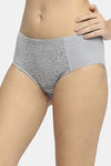 Soie High Rise Full Coverage Hipster Panty - Ash Grey — thumbnail 2